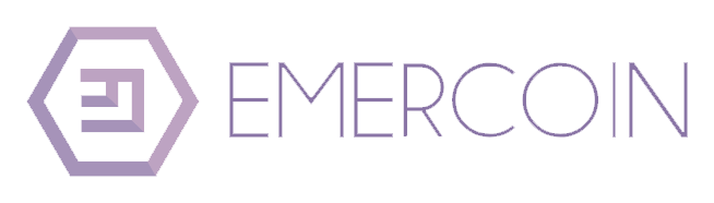 Emercoin Logo auf transparentem Hintergrund