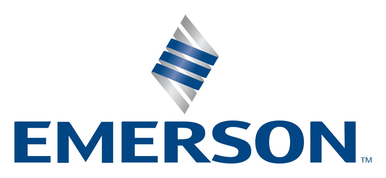 Emerson logo on a transparent background