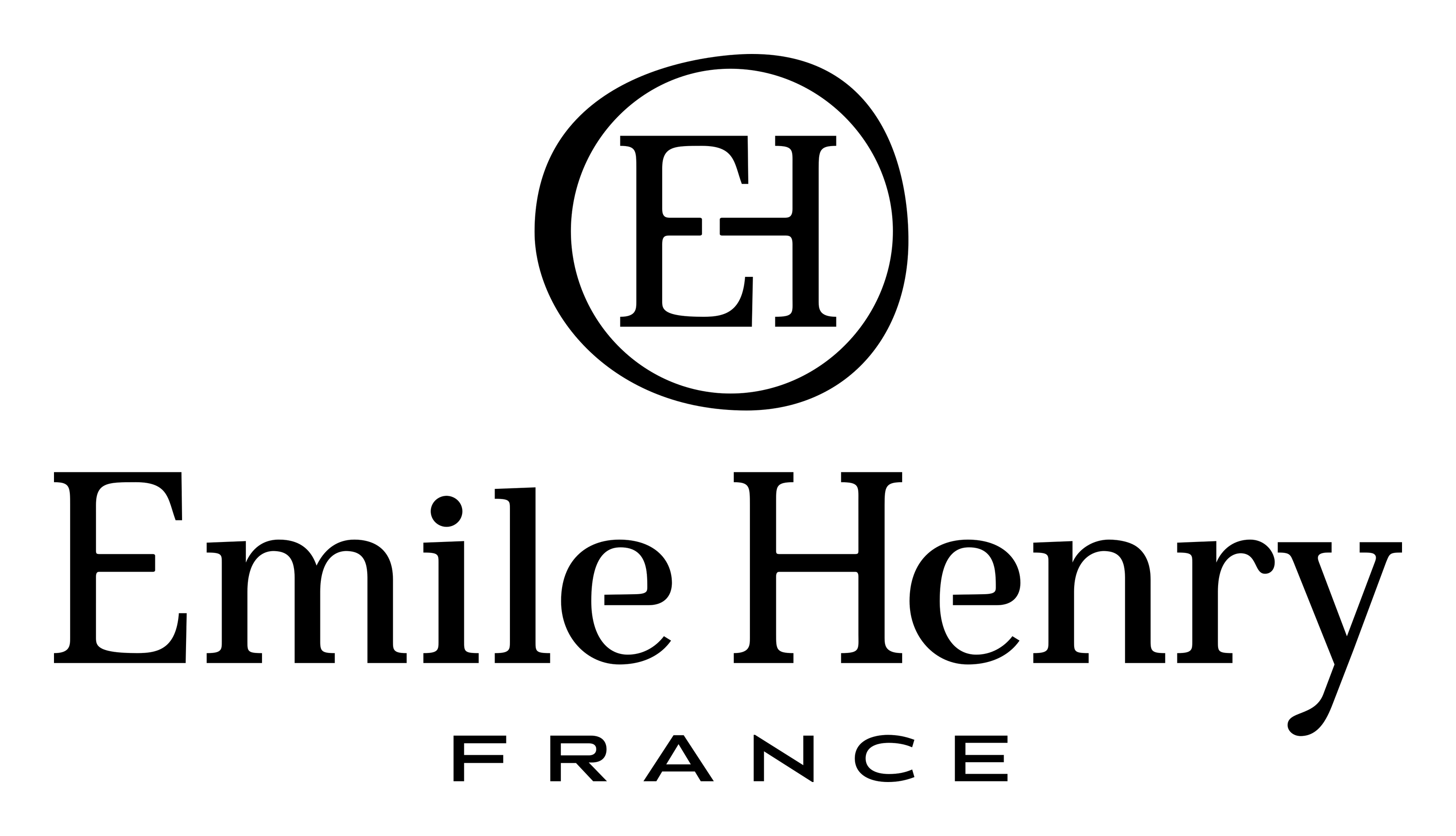 Emile Henry logo on a transparent background