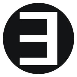 Eminem logo, monochrome icon version, on a transparent background