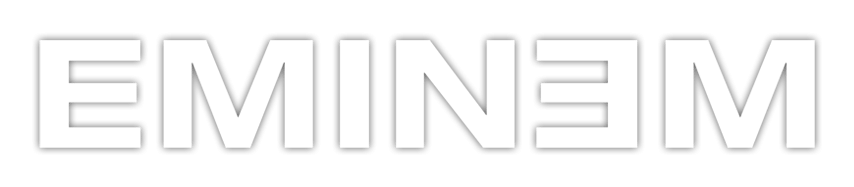Eminem logo on a transparent background