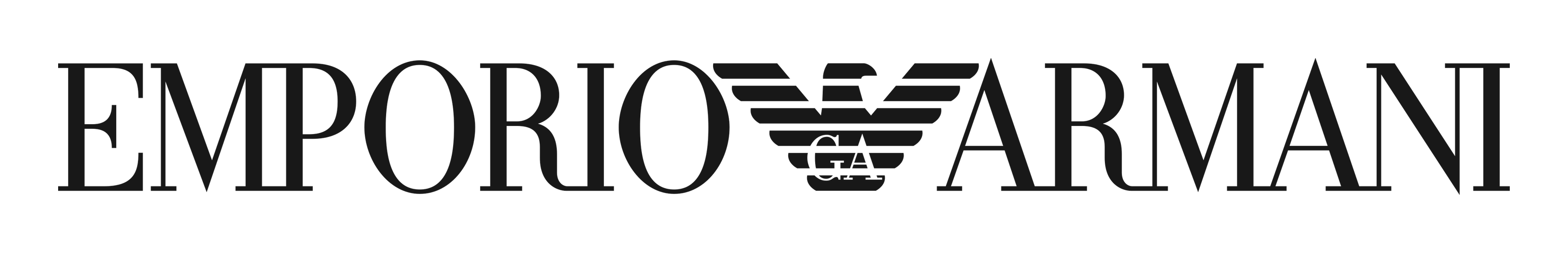 Emporio Armani logo on a transparent background