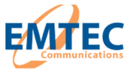 Emtec logo, horizontal version, on a transparent background
