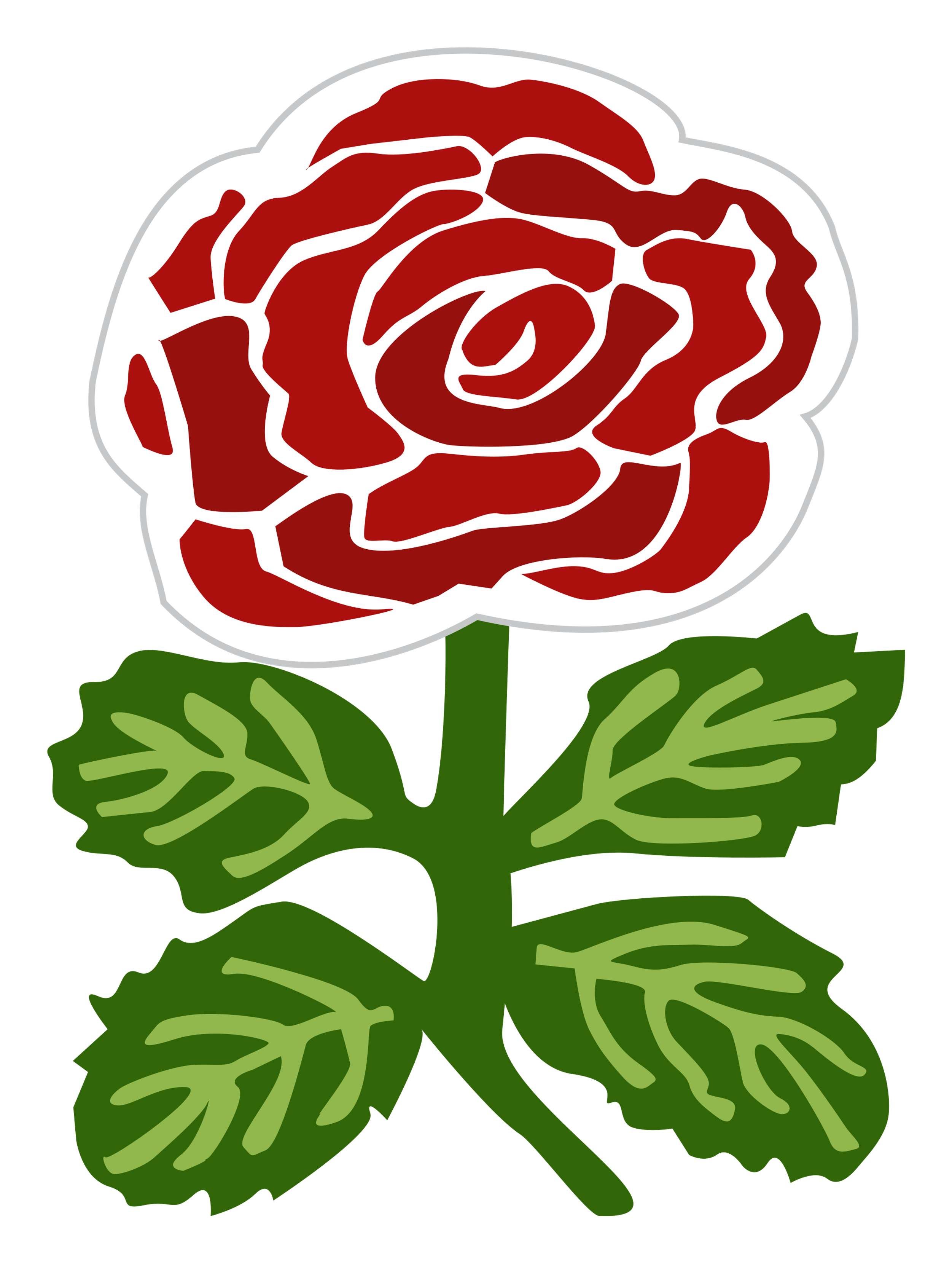 England Rugby logo on a transparent background