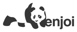 Enjoi logo, black wordmark version, on a transparent background