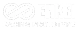 Logo Enkei, version logotype blanc, sur fond transparent