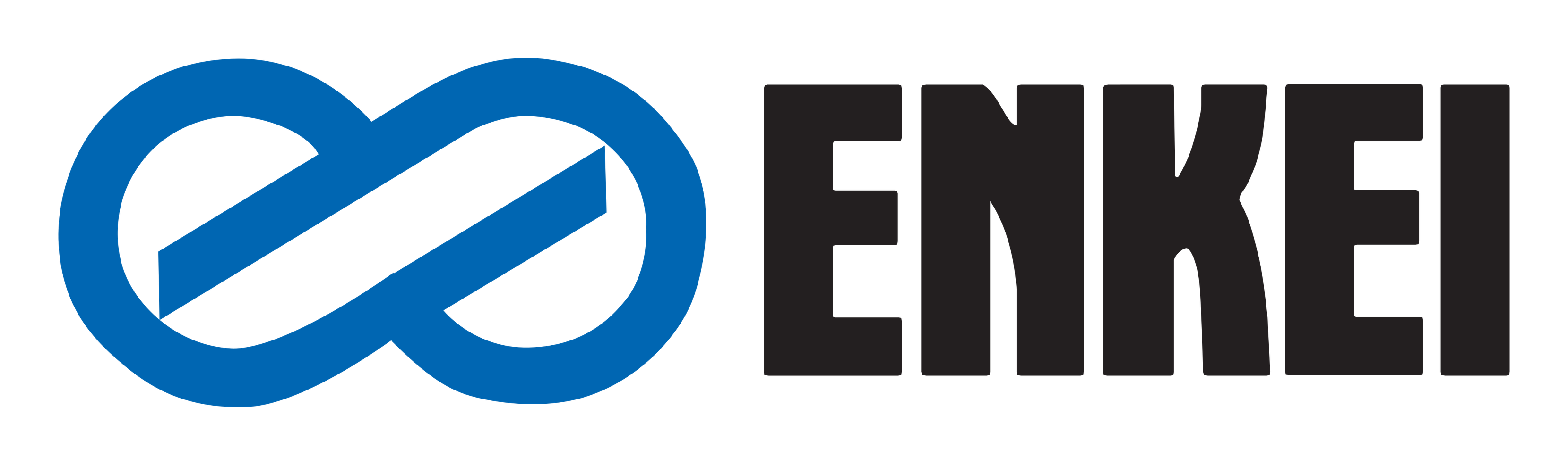 Logo Enkei sur fond transparent