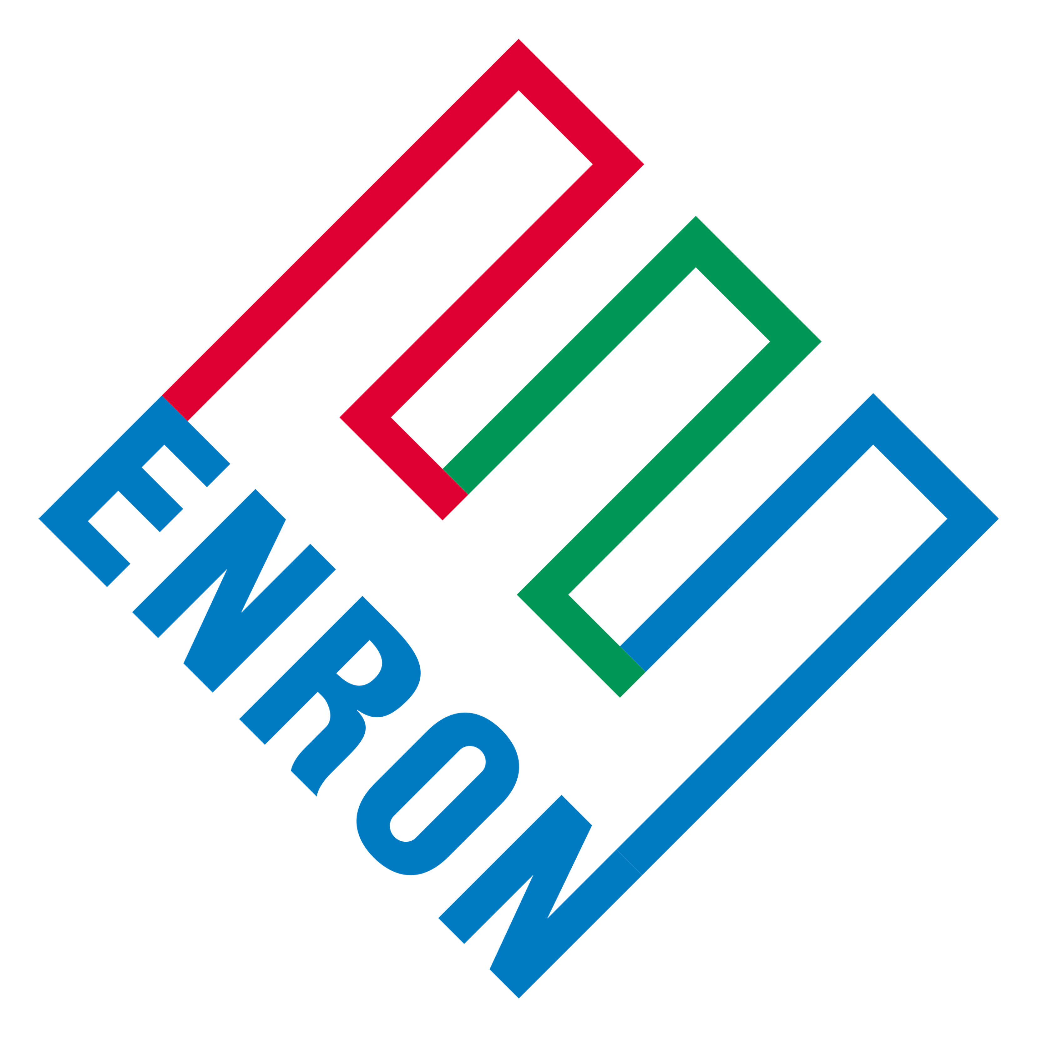 Enron logo on a transparent background