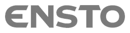 Ensto logo, monochrome wordmark version, on a transparent background