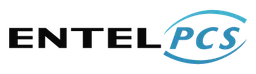 Entel logo, wordmark version, on a transparent background