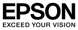 Epson logo, black wordmark version, on a transparent background