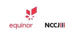 Equinor logo, white version, on a transparent background