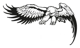 Ernie Ball logo, monochrome version, on a transparent background