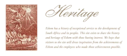 Eskom logo, horizontal version, on a transparent background