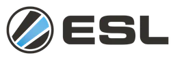 Esl logo, black wordmark version, on a transparent background