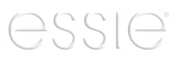 Essie logo, white wordmark version, on a transparent background