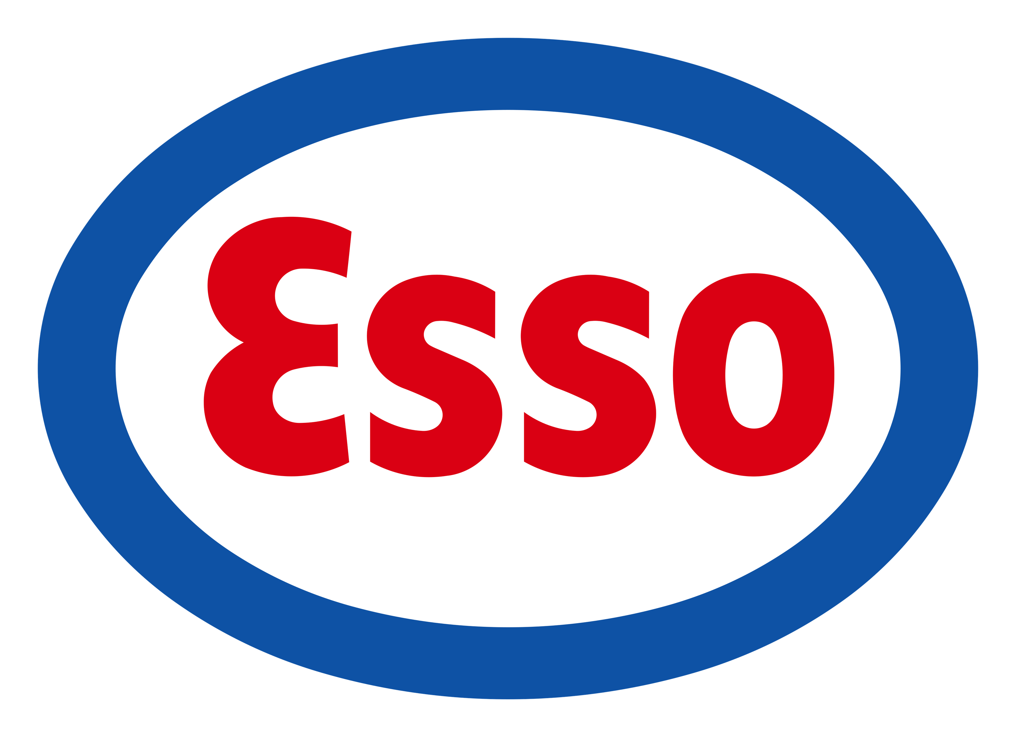 Esso logo on a transparent background