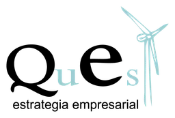 Estrategia logo, horizontal version, on a transparent background