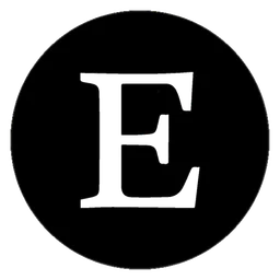 Etsy logo, black icon version, on a transparent background