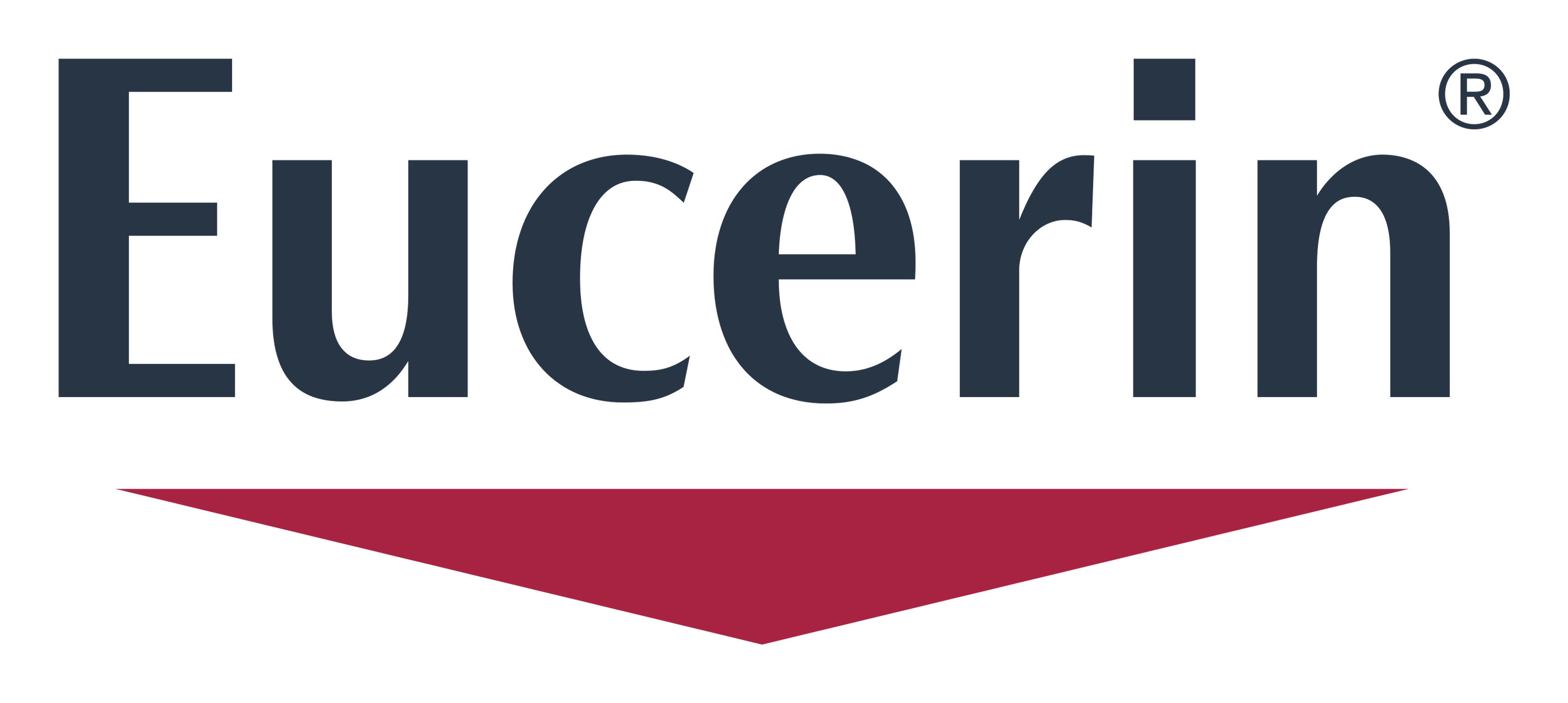 Eucerin logo on a transparent background