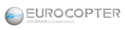 Eurocopter logo, monochrome wordmark version, on a transparent background
