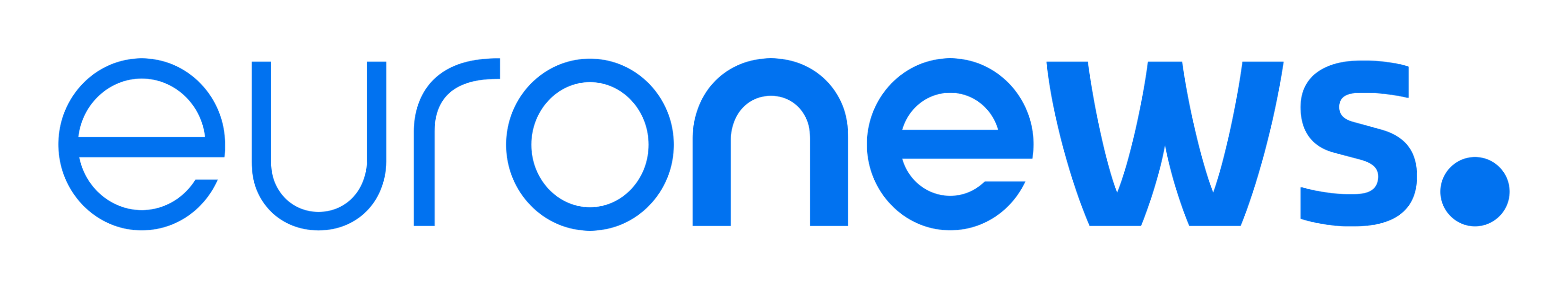 Euronews logo on a transparent background