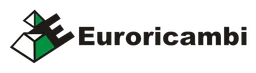 Euroricambi logo, black wordmark version, on a transparent background