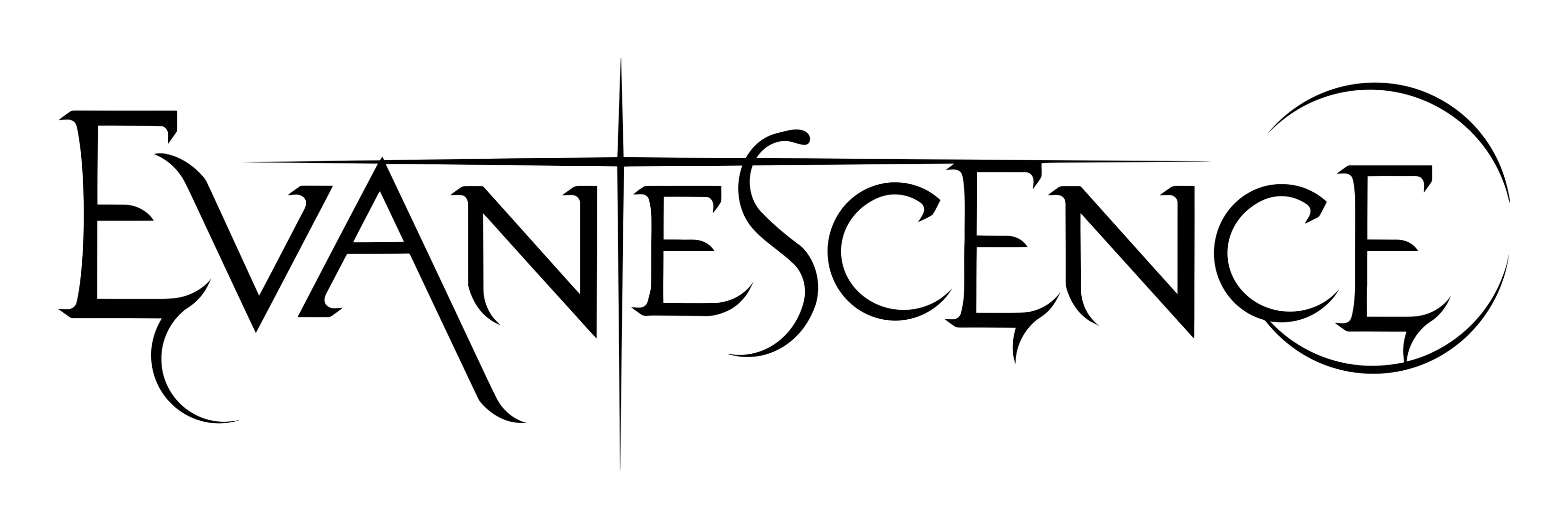 Evanescence Logo auf transparentem Hintergrund