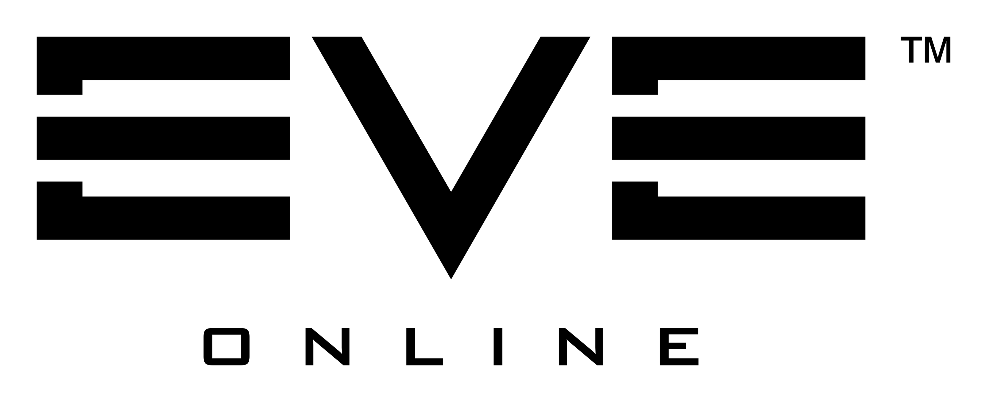 Eve Online logo on a transparent background