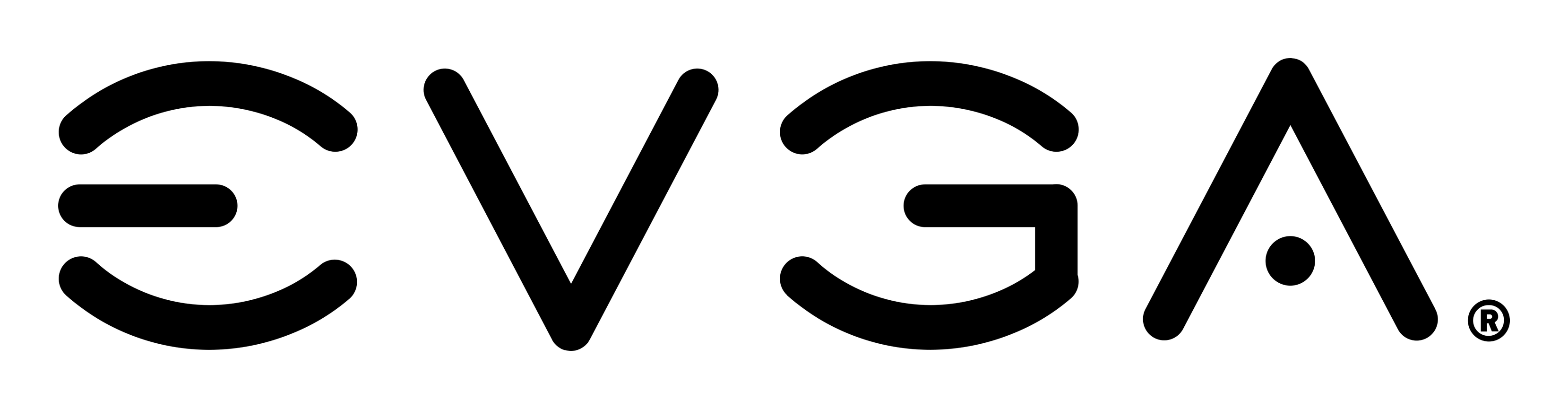 Evga logo on a transparent background