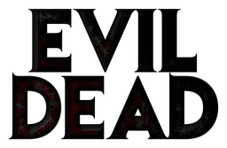 Evil Dead logo, black version, on a transparent background