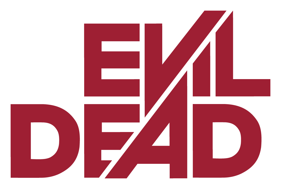 Evil Dead logo on a transparent background