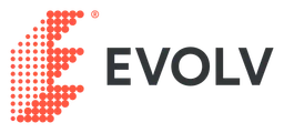Evolv logo, horizontal version, on a transparent background