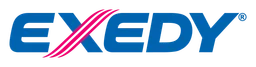 Exedy logo, wordmark version, on a transparent background