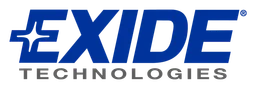 Exide logo, wordmark version, on a transparent background