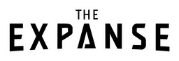 Expanse logo, black wordmark version, on a transparent background