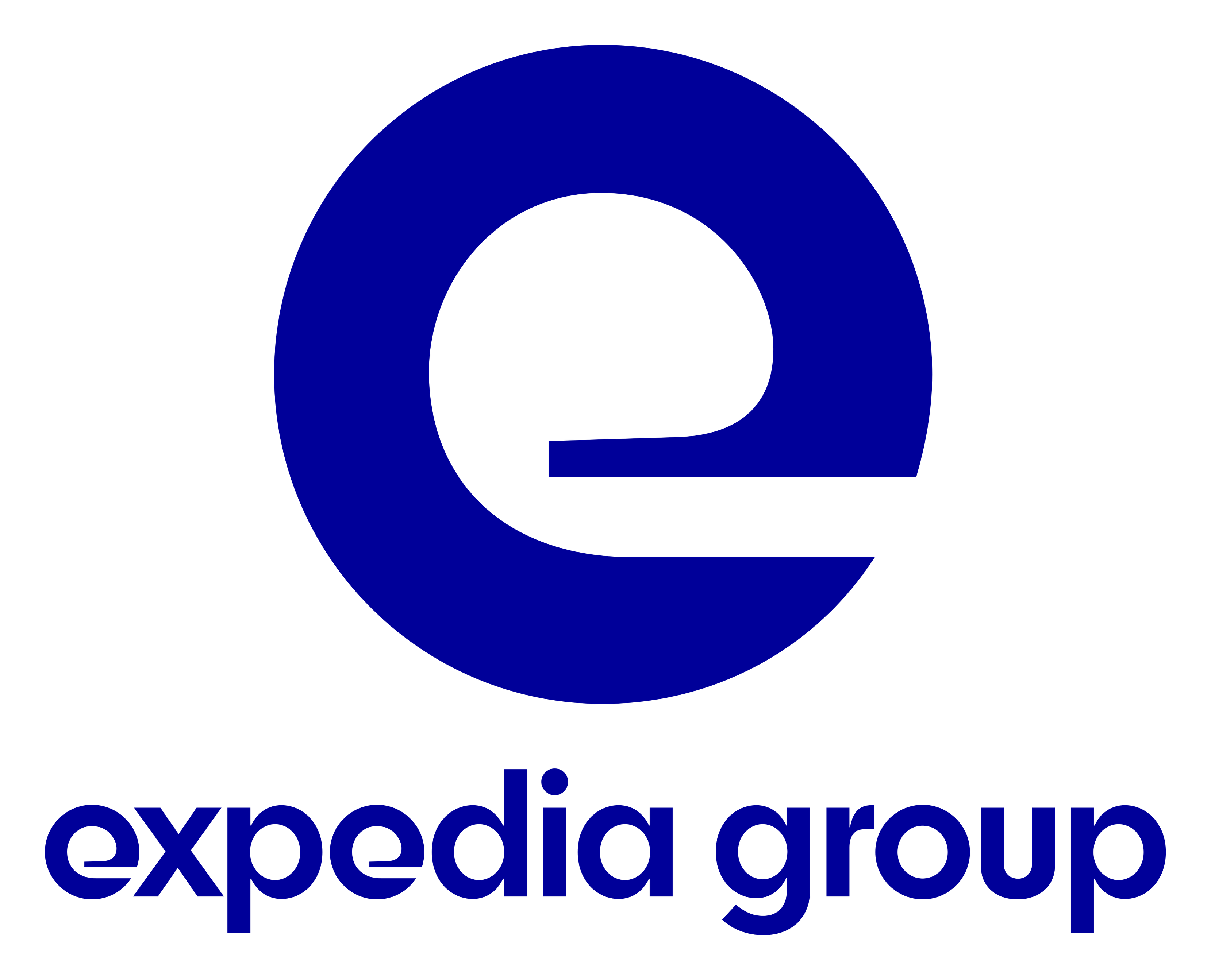 Expedia logo on a transparent background