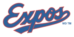 Expos logo, horizontal version, on a transparent background