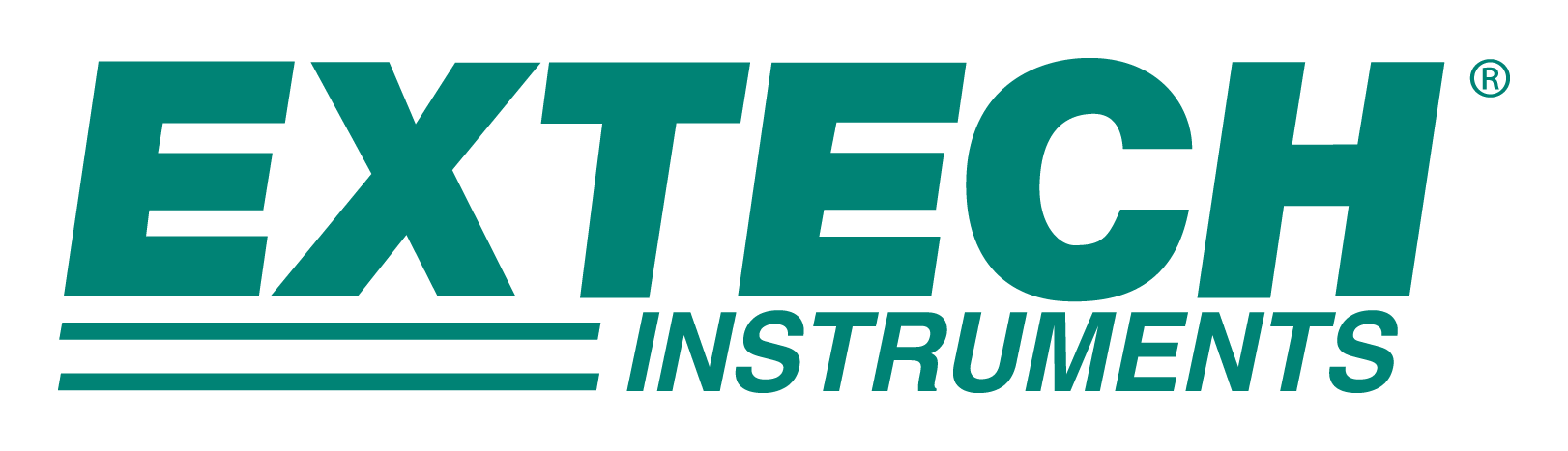 Extech Instruments logo on a transparent background