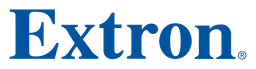 Extron logo, wordmark version, on a transparent background