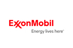 Exxon logo, horizontal version, on a transparent background