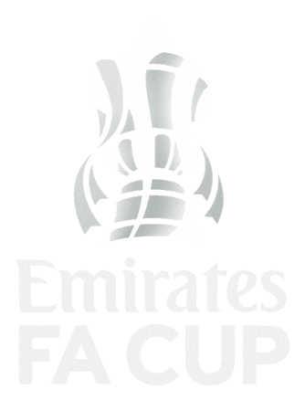 Fa Cup logo, white version, on a transparent background