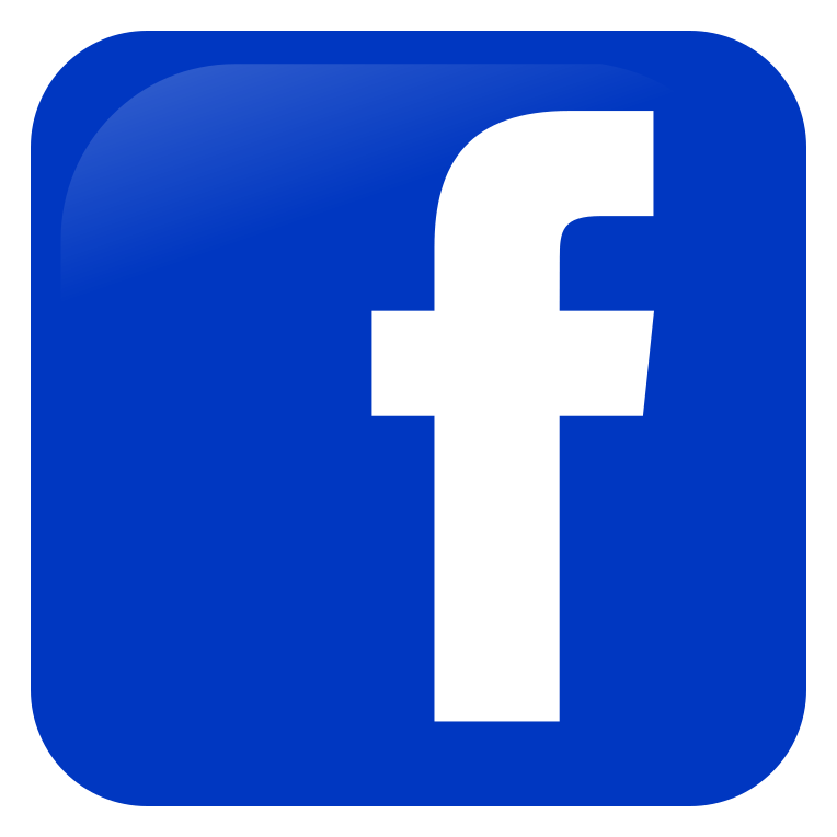 Facebook Icon logo on a transparent background