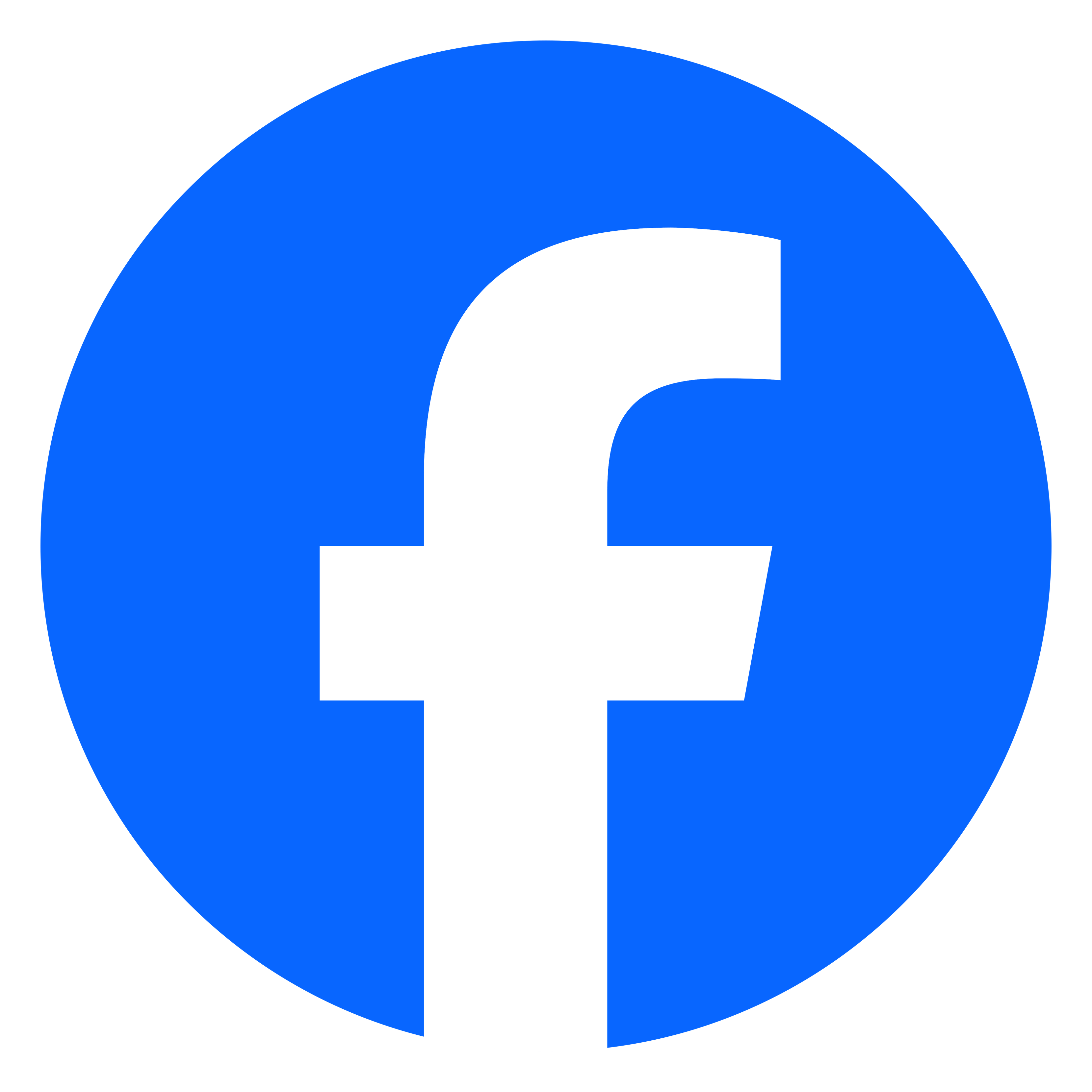 Facebook logo on a transparent background