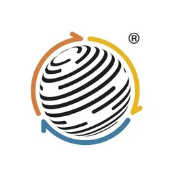 Factom logo, white icon version, on a transparent background