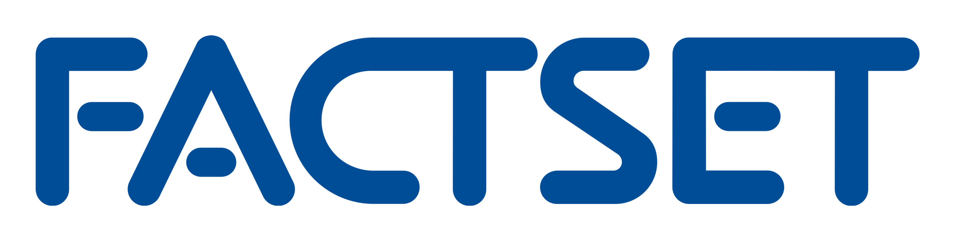 Factset logo on a transparent background