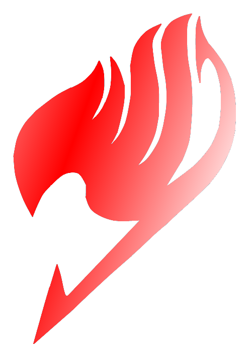 Fairy Tail logo, horizontal version, on a transparent background