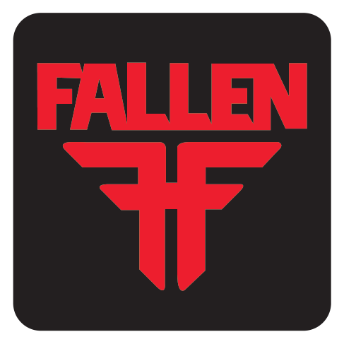 Fallen logo on a transparent background