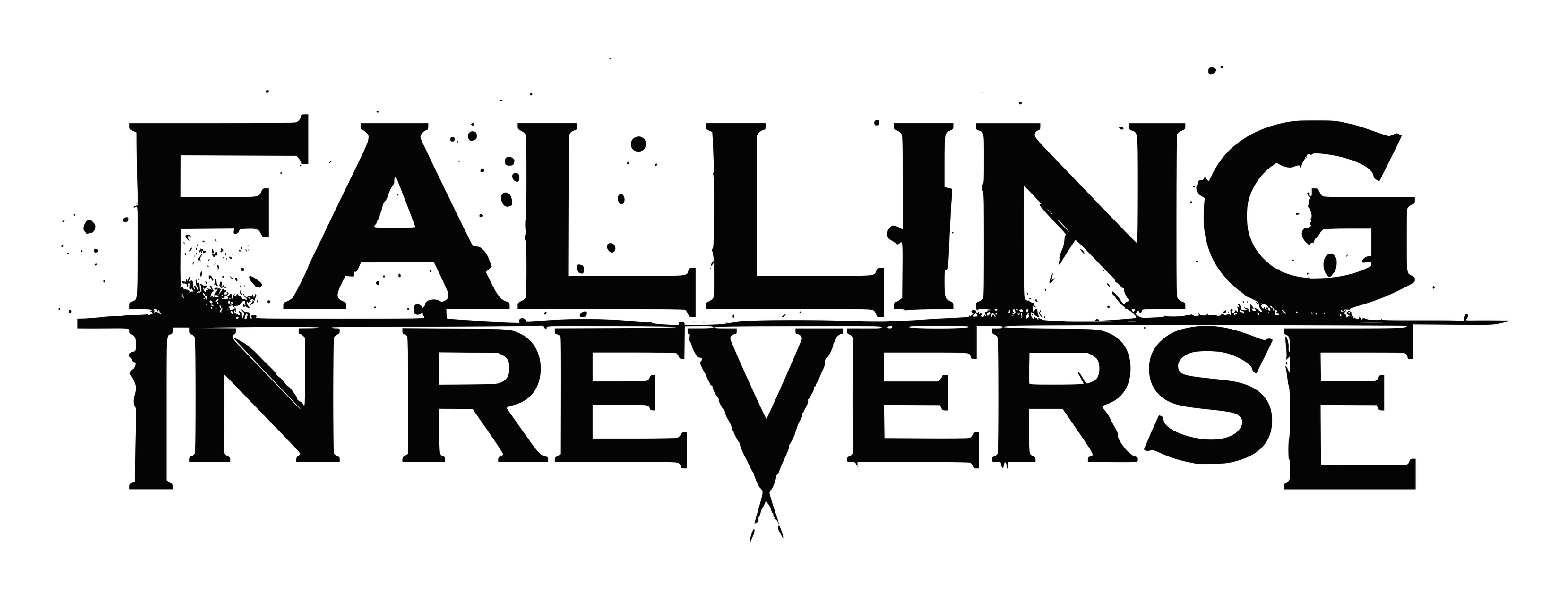 Falling in Reverse logo on a transparent background