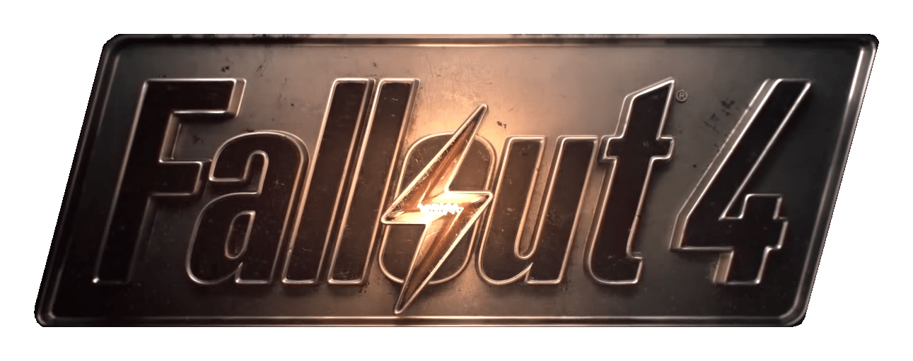Fallout 4 logo on a transparent background